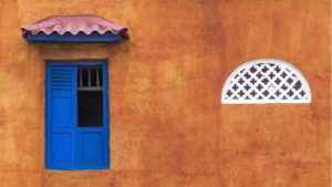 Casa e janela em Cartagena